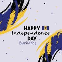Customizable Banner Templates for Barbados Independence vector