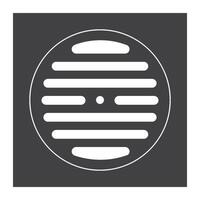 water drainage filter symbol design vector