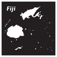 map of fiji island icon design vector