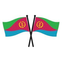 eritrea country flag icon design vector