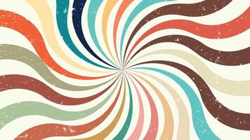 classic vintage rays sunburst twisted retro background pattern and grunge textured vintage background. vector