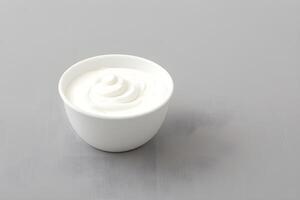 Fresh Yogurt Isolated on White Background illustration photo
