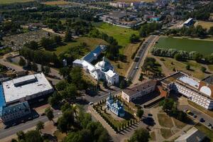 the Church of Saint Teresa of Avila is a Catholic Church in the city of Shchuchin in Belarus.Old Church with monastic buildings in the city of Shchuchin.Europe. photo