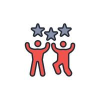 celebration icon. .Editable stroke.linear style sign for use web design,logo.Symbol illustration. vector