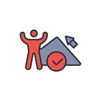 success icon. .Editable stroke.linear style sign for use web design,logo.Symbol illustration. vector