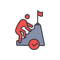 conquer icon. .Editable stroke.linear style sign for use web design,logo.Symbol illustration. vector