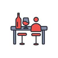 drinking icon. .Editable stroke.linear style sign for use web design,logo.Symbol illustration. vector