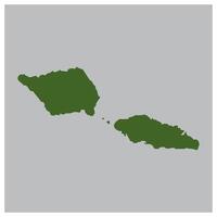 map of samoa region vector