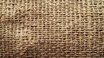 Burlap texture, background of scratchy burlack material in an even light brown color photo