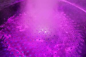 Close up Tornado simulator machine in science museum photo