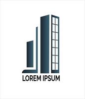Building logo design For Real Estate vector