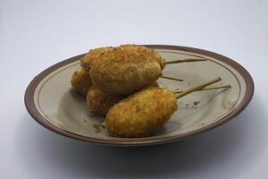 isolated corndog snacks photo
