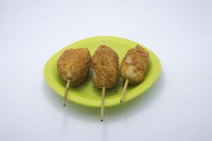 isolated corndog snacks photo