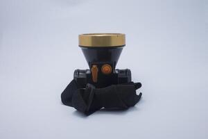 isolated head torch photo