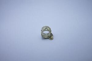 isolated ring accessory head veil fastener photo