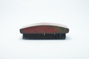 isolated shoe polish brush photo