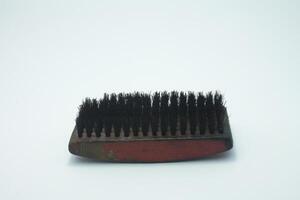 isolated shoe polish brush photo
