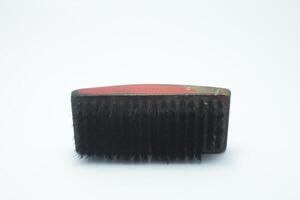 isolated shoe polish brush photo