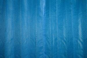 blue background window curtain photo