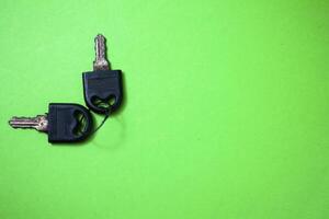 isolated green background key with copyspace photo