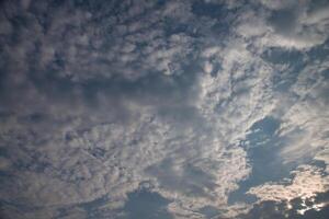 white clouds in the sky photo
