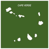 Cape Verde region map icon design vector