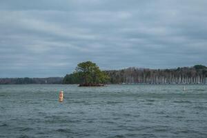 Lake Lanier in Georgia in early spring photo