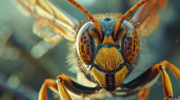 a close up picture of a bug with long antennae photo