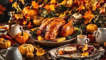 Thanksgiving Feast Table, Thanksgiving, Thanksgiving Image photo