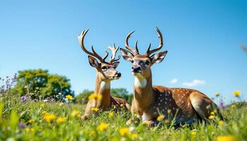 Deer Realistic Photo, Deer Photo, digital art photo