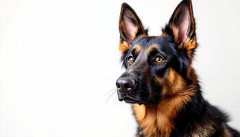 Realistic image of German Shepherd photo