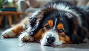 Realistic image of German Shepherd photo