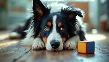 Realistic image of German Shepherd photo