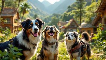 Realistic image of German Shepherd photo