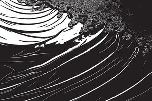 Monochrome black abstract overlay texture for white background designs vector