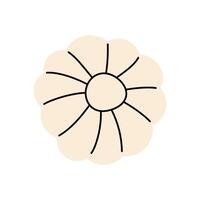 Hand drawn garlic bulb , ideal for healthy food projects and culinary websites vector
