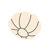 Modern garlic design, ideal for minimalist culinary branding vector