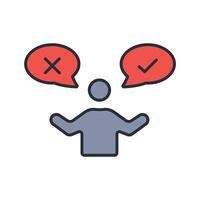 Possibility icon. .Editable stroke.linear style sign for use web design,logo.Symbol illustration. vector