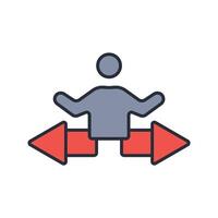 way icon. .Editable stroke.linear style sign for use web design,logo.Symbol illustration. vector