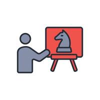 strategy icon. .Editable stroke.linear style sign for use web design,logo.Symbol illustration. vector