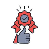 best choice icon. .Editable stroke.linear style sign for use web design,logo.Symbol illustration. vector