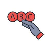 preselection icon. .Editable stroke.linear style sign for use web design,logo.Symbol illustration. vector