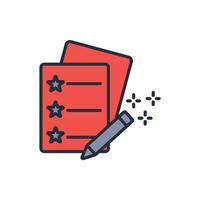 resolution new years icon. .Editable stroke.linear style sign for use web design,logo.Symbol illustration. vector
