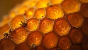 Beehive Hexagonal Pattern for Creative Backgrounds photo