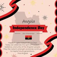 Celebrate Angola Independence Day with Pride and Unity vector