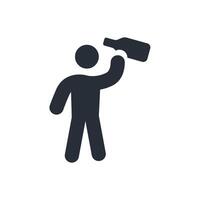 drinking icon. .Editable stroke.linear style sign for use web design,logo.Symbol illustration. vector