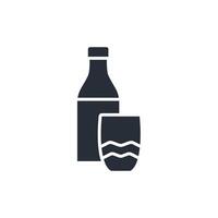 Milk icon. .Editable stroke.linear style sign for use web design,logo.Symbol illustration. vector