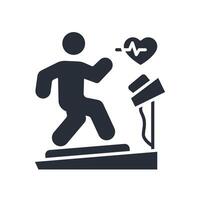 cardio icon. .Editable stroke.linear style sign for use web design,logo.Symbol illustration. vector