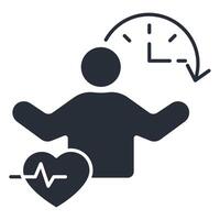 Healthy habits icon. .Editable stroke.linear style sign for use web design,logo.Symbol illustration. vector