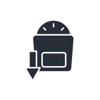 weight loss icon. .Editable stroke.linear style sign for use web design,logo.Symbol illustration. vector